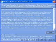 MB Free Personal Year Number screenshot